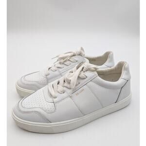 Sam Edelman Edie Sneaker Shoes Lace-Up Women's White Leather Size US9M EU40